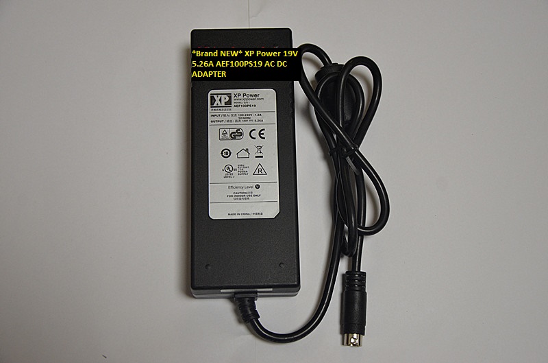 *Brand NEW* 4 pin XP Power AEF100PS19 19V 5.26A AC DC ADAPTER